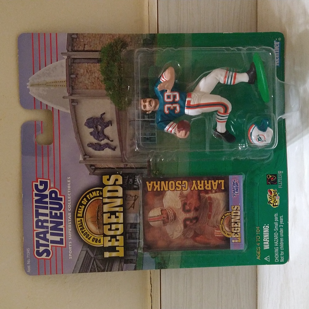 Vintage 1998 Starting Lineup Hall Of Fame Miami Dolphins George Csonka Figure